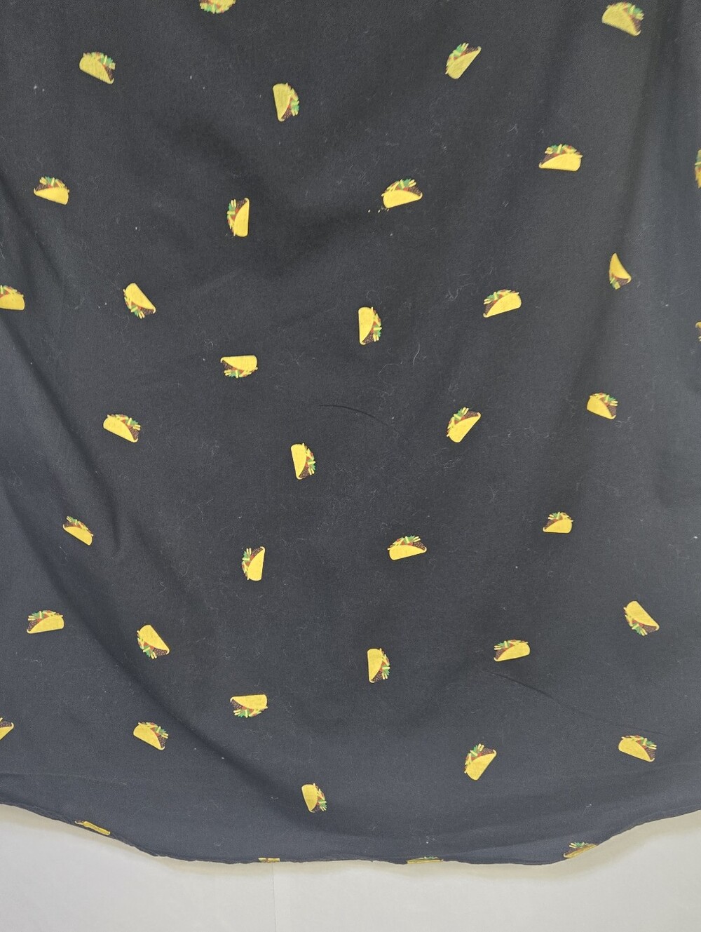 Molokai Surf Co. Youth Boys Size M Black S/Sl Button-Up Fun Taco Print Shirt - Picture 8 of 10